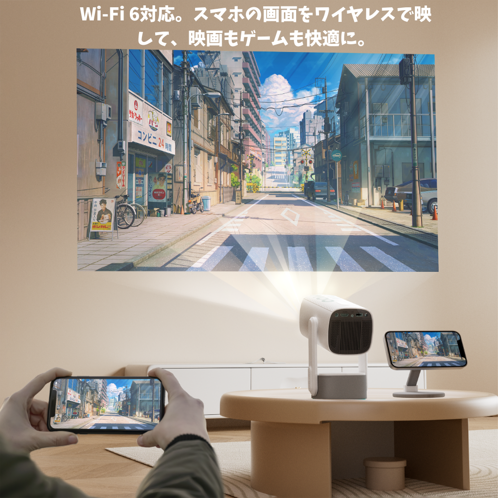 大幅値引き!!【1度きり!!ほぼ未使用】大画面プロジェクター